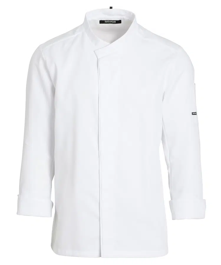 [36280] Gourmet kokkejakke, hvid, 50/50% CLY/PES, Kentaur, fra XS til 2XL (1 stk.) (XS)