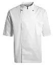 Unisex kokke-/servicejakke s/s, hvid, 65/35% PES/CO, Kentaur, fra 2XS til 2XL (1 stk.)