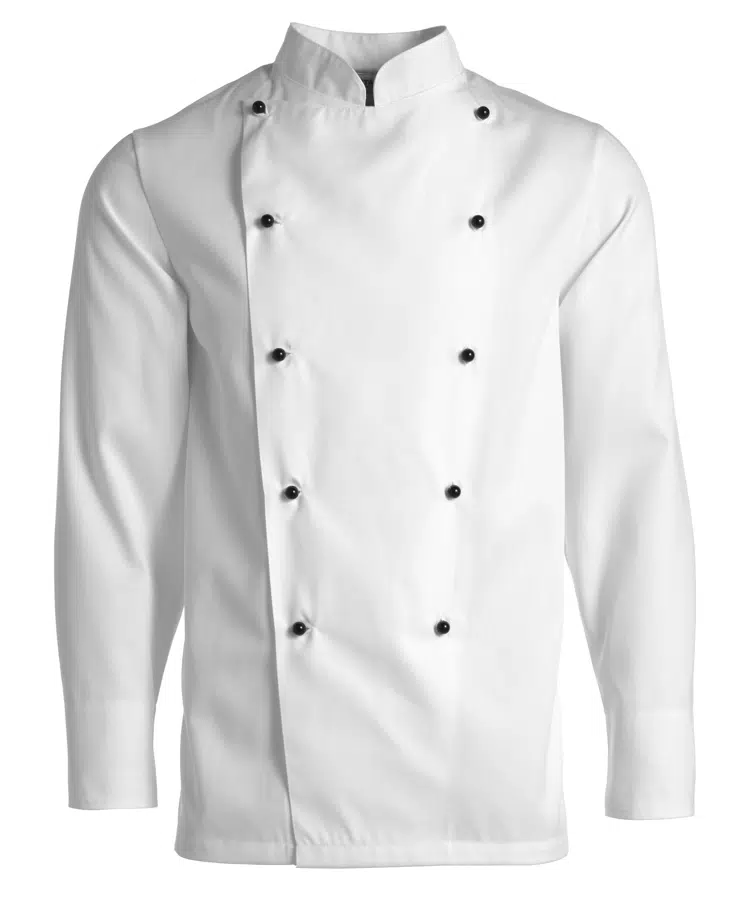 [36305] Kokkejakke med net, hvid, 65/35% PES/CO, Kentaur, fra XS til 2XL (1 stk.) (XS)
