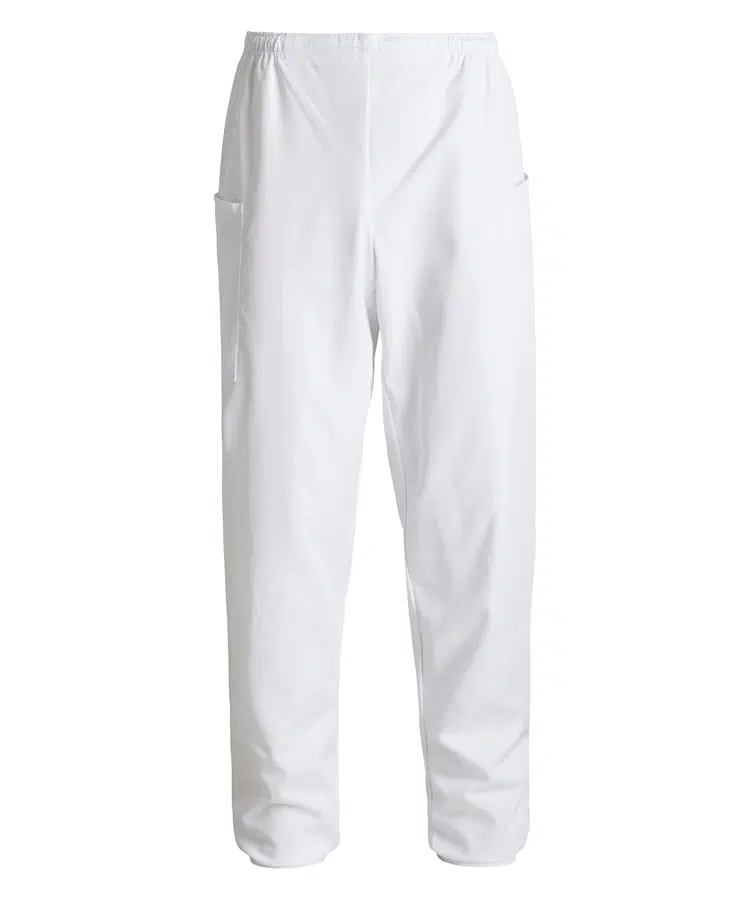 Cargo pants - Comfy fit, hvid, 50/50% CLY/PES, Kentaur, fra 2XS til 2XL (1 stk.)