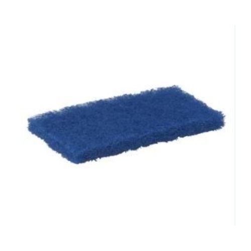 [11558] Minipads, Medium skureeffekt 15,5x9,5x2,2cm, blå, I genanvendt material, (25 stk.)