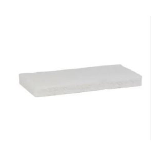 [11559] Minipads, Fin skureeffekt, 15,5x9,5x2,2cm, hvid, I genanvendt material, (25 stk.)