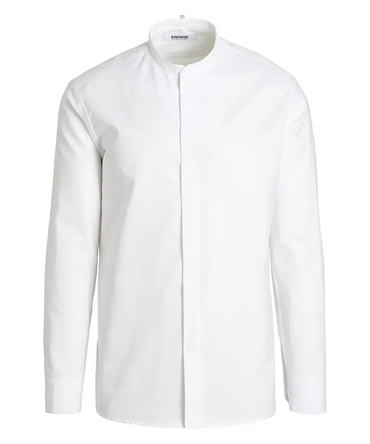 Oxford herreskjorte modern fit, hvid, 60/40% CO/PES, Kentaur, fra XS til 2XL (1 stk.)