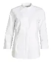 Oxford dameskjorte 7/8 ærmer, hvid, 60/40% CO/PES, Kentaur, fra XS til 2XL (1 stk.)