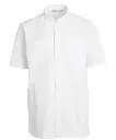 Kortærmet unisex kittel, hvid, 50/50% CO/PES, Kentaur, fra 2XS til 2XL (1 stk.)