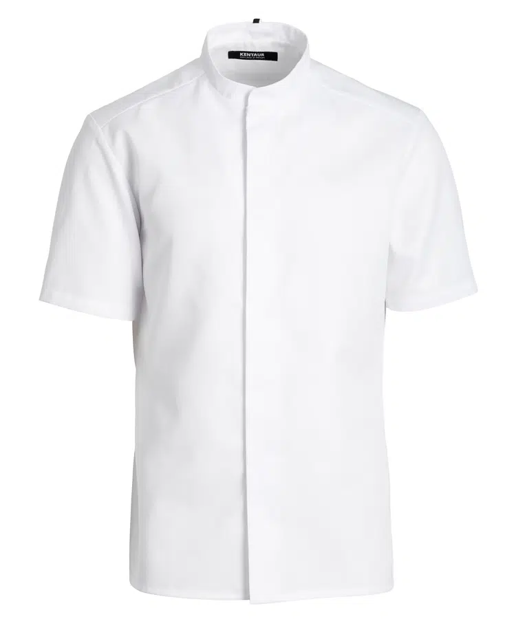 [36386] Kokkeskjorte med TENCEL Lyoce, hvid, 50/50% CLY/PES, Kentaur, fra XS til 2XL (1 stk.) (XS)