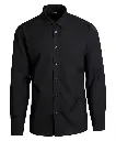 Herreskjorte - modern fit, sort, 49/48/3%CO/PES/EOL, Kentaur, fra XS til 2XL (1 stk.)