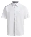 Herreskjorte, korte ærmer, hvid, 65/35% PES/CO, Kentaur, fra XS til 2XL (1 stk.)