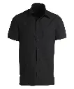 Herreskjorte k/arm, sort, 65/35% PES/CO, Kentaur, fra XS til 2XL (1 stk.)