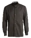 Kokke-/service skjorte l/arm, sort, 65/35% rPES/CO, Kentaur, fra XS til 2XL (1 stk.)