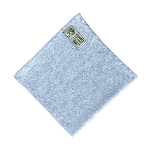 Mikrofiberklud, 38x38xm, blå, mikrofiber, Svanemærket, (10 stk.)