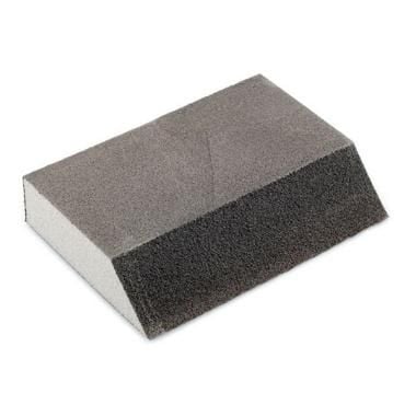 Grillklods, 9,8×6,9×2,6cm, Powerflex, korn 100, 45g, med profil, grå, (2 stk.)