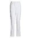 Unisex pull on buks, hvid, 50/50% CO/PES, Kentaur, fra XS til 2XL (1 stk.)