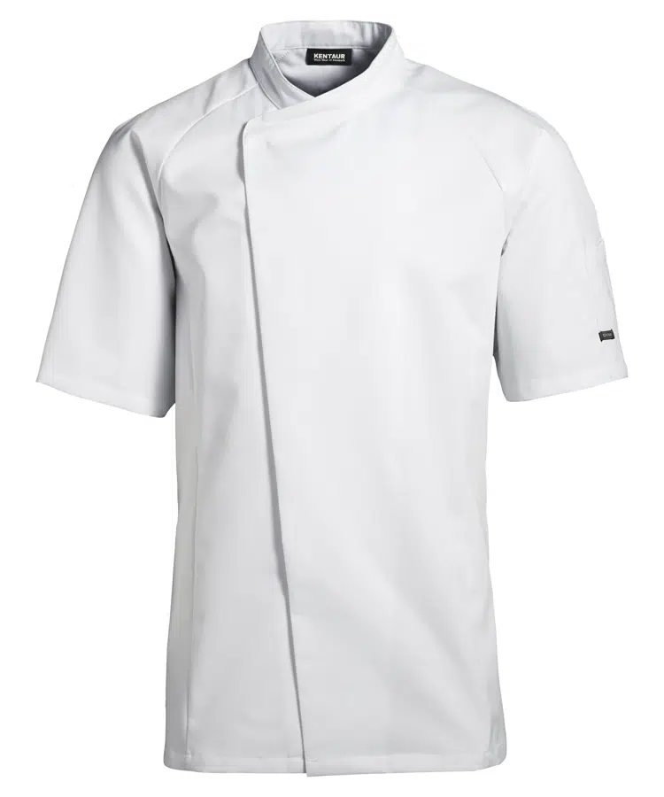 Unisex kokke-/tjenerjakke, hvid, 50/50% CO/PES, Kentaur, fra 2XS til 2XL (1 stk.)