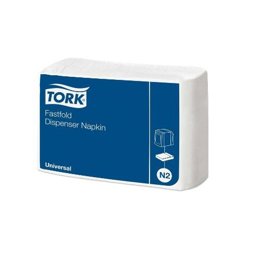 [36722] Dispenserserviet, Tork 10933, N2, Compact, Fold, Hvid, (10800 stk.)