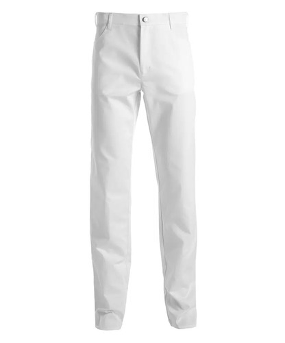 Unisex jeans, hvid, 65/35% PES/CO, Kentaur, fra XS til 2XL (1 stk.)