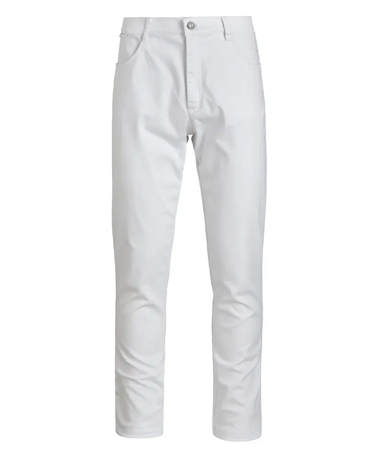 High stretch Herrejeans, hvid, 67/31/2%CO/PES/EL, Kentaur, fra 68 til 104 (1 stk.)