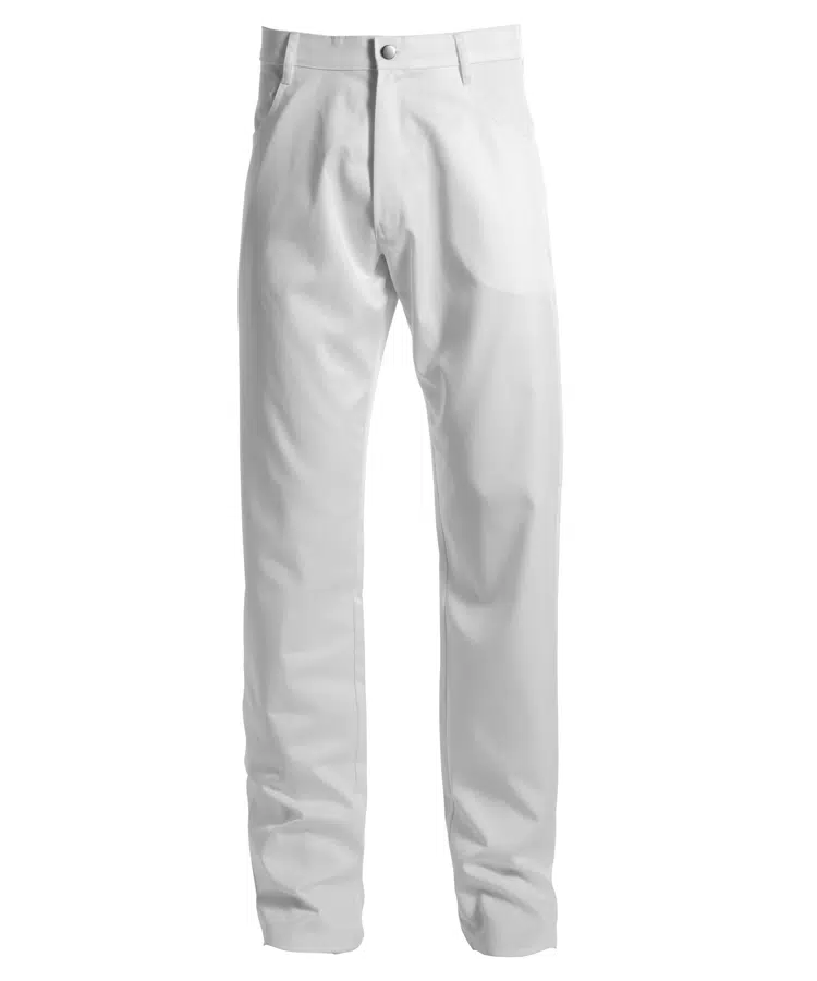 Herrebuks, jeansfacon, hvid, 65/35% PES/CO, Kentaur, fra 68 til 104 (1 stk.)