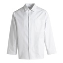 Unisex jakke ekstra lang, hvid, 65/35% PES/CO, Kentaur, fra XS til 2XL (1 stk.)