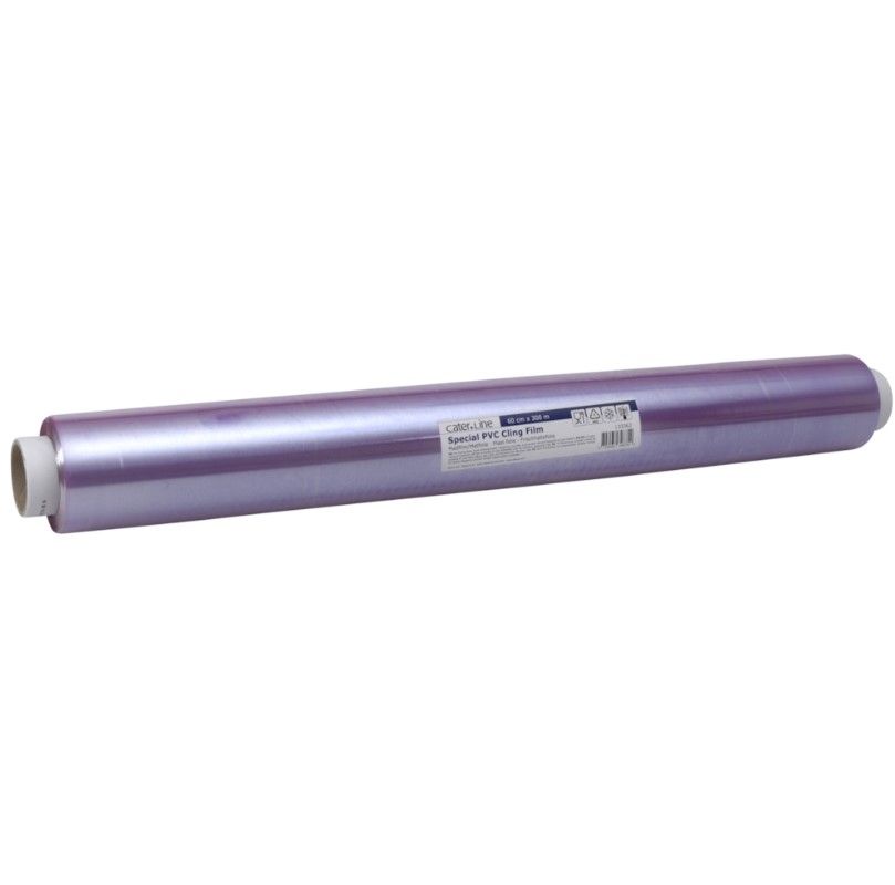 [11621] Madfilm, 300m x 59cm, 7 my, champagne, PVC, uperforeret, (4 stk.)