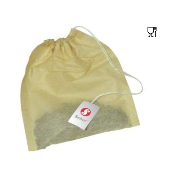 Tefilterpose med snor, 8x10cm, ubleget, (1000 stk.)