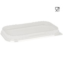 Låg, Ready2Cook, 27,1x16,8x2,7cm, klar, PET, lav, snap-on, tilhørende 11523, (300 stk.)