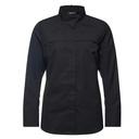 Dame kokkeskjorte, sort, 65/35% PES/CO, Kentaur, fra XS til 2XL (1 stk.)