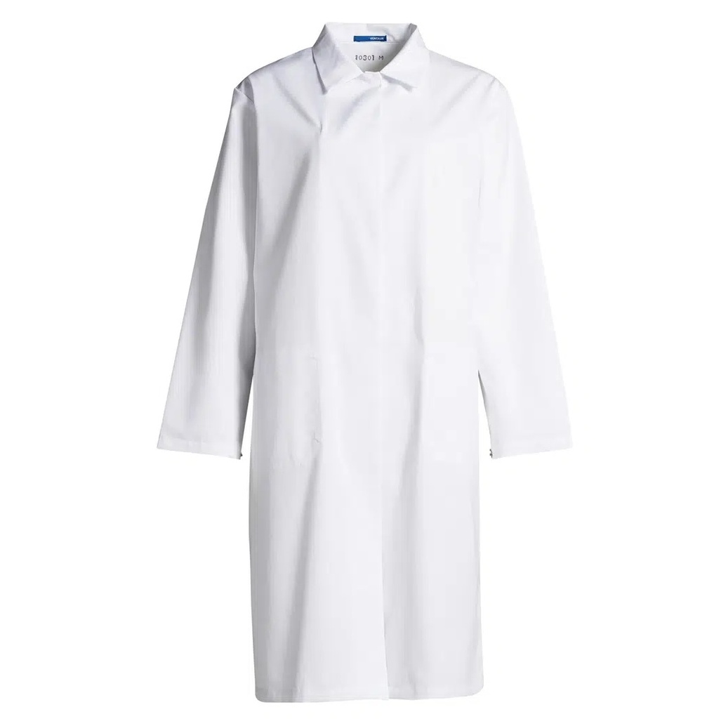 [37140] Damekittel, hvid, 65/35% PES/CO, Kentaur, fra XS til 2XL (1 stk.) (XS)