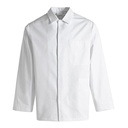 Unisex jakke, hvid, 65/35% PES/CO, Kentaur, fra XS til 2XL (1 stk.)