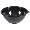 Salatskål, 1000 ml, 7xØ18cm, sort, RPET, tilhørende 10324, (360 stk.)