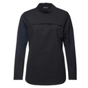 Dame popover skjorte, sort, 65/35% PES/CO, Kentaur, fra XS til 2XL (1 stk.)