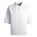 Unisex busseronne k/arm, hvid, 65/35% PES/CO, Kentaur, fra XS til 2XL (1 stk.)
