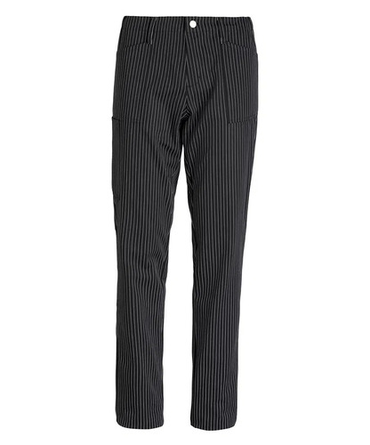 [37273] Unisex buks m/lårlomme, sort/hvid strib, 65/35% PES/CO, Kentaur, fra XS til 2XL (1 stk.) (XS)