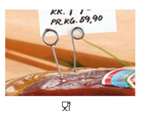[11647] Prisnål, 5cm, Rustfri stål, (100 stk.)