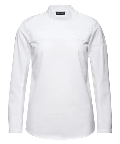 Dame popover skjorte, hvid, 65/35% PES/CO, Kentaur, fra XS til 2XL (1 stk.)