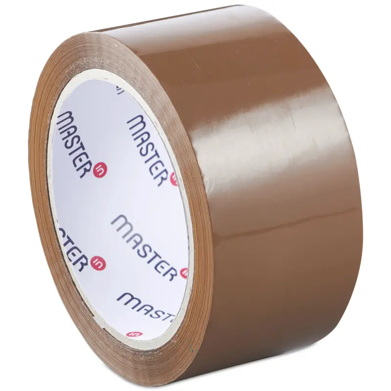 Pakketape, brun, PP, 4,8 cm x 66 m, 25 my, (36 ruller)