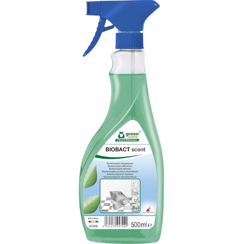 Lugtfjerner, Green Care Professional BIOBACT Scent, 500 ml, klar-til-brug, med farve og parfume, (1 stk.)