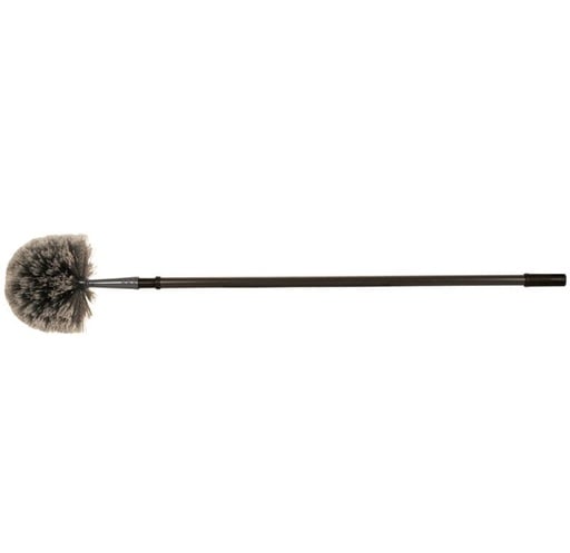 [11706] Afstøver, "Fister", 107x19x2,2cm, grå, PP/PVC, bløde børstehår, Vikan 454518, (1 stk.)