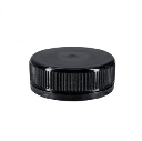 Skruelåg, 38mm, 3-start, sort, plast, tilhørende 10316, (250 stk.)