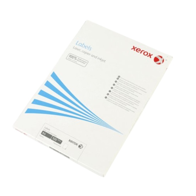 [38219] Multilabels, 7x2,5 cm, Xerox 003R97410, 33 stk./ark, 100 ark/æske, (3300 stk.)