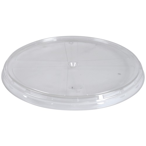 [10307] Snap-on låg til plastbakke, 2,3cm, Ø33cm, klar, APET, tilhørende 10281, (60 stk.)