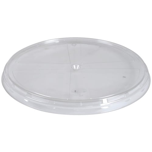 [10307] Snap-on låg til plastbakke, 2,3cm, Ø33cm, klar, APET, tilhørende 10281, (60 stk.)