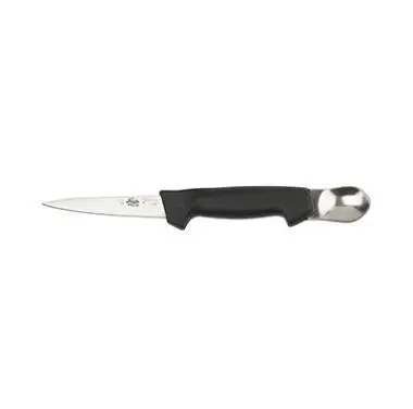 Rensekniv til fisk, Frosts, kniv/ske, 11,8 cm, medium, flex, sort, P-grip, (1 stk.)