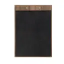 Menuholder A4 WALNUT LEATHER, Securit, (1 stk.)