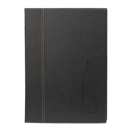 Vinkort A4 TRENDY, sort, Securit, (1 stk.)
