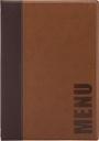 Menuomslag, A4 TRENDY, lysebrun, Securit, (1 stk.)