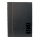 Menuomslag, A4 TRENDY, sort, Securit, (1 stk.)