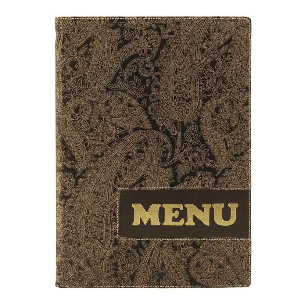 [38488] Menuomslag, A4 PAISLEY DESIGN, Securit, (1 stk.)