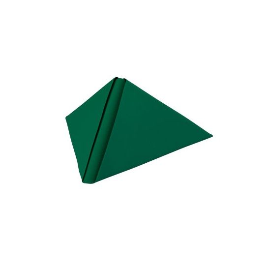 [11747] Dunilin middagsserviet, 40x40 cm, mørkegrøn, Duni, (540 stk.)
