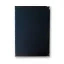 Menuomslag, Deluxe, A4, læder, sort, Peleman, (1 stk.)